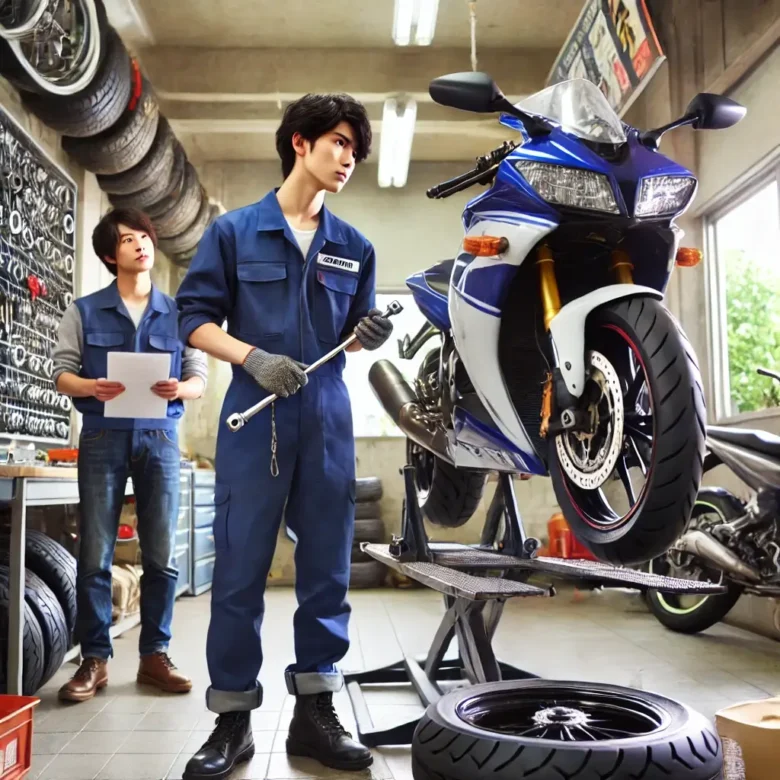 バイクタイヤ交換工賃 レッドバロンの料金は高い？相場と徹底比較