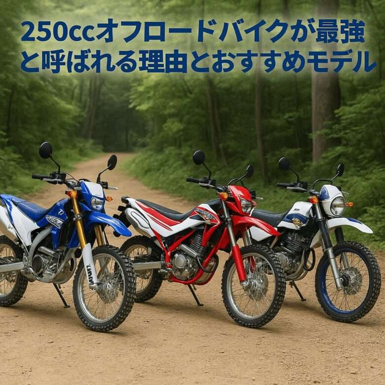250ccオフロードバイクが最強と呼ばれる理由とおすすめモデル
