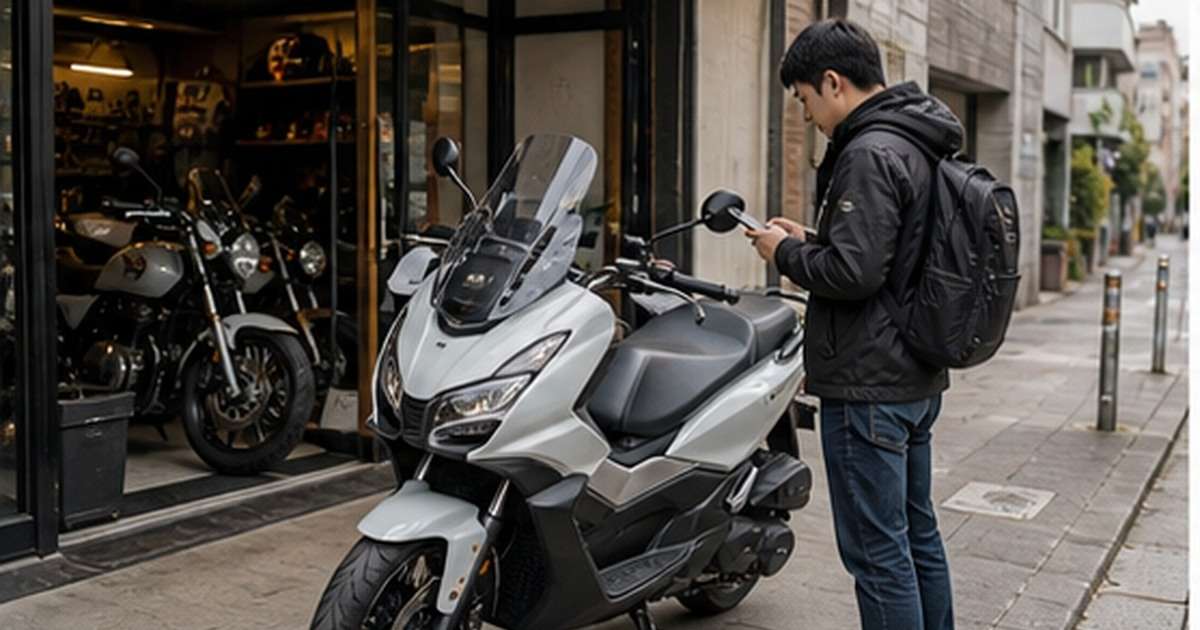 ADV160風スクーターを購入前に確認する場面