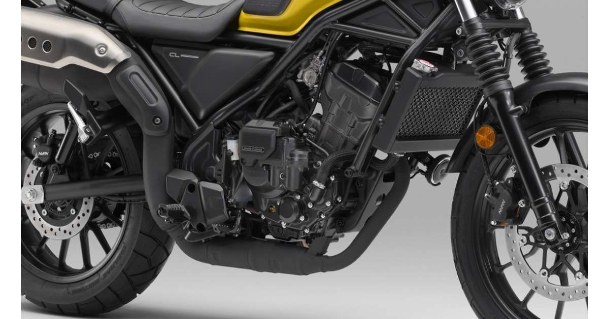 Honda CL250のフレームと足まわりの詳細