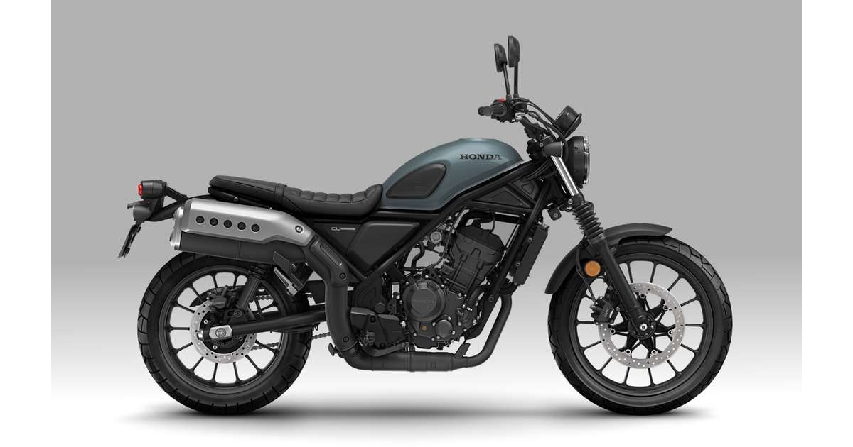 Honda CL250の車体側面とスクランブラースタイル
